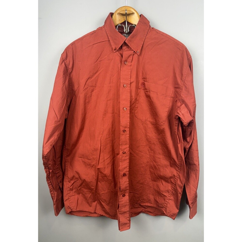 cinch red long sleeve button down shirt Size Medium MTW1103191 C-10529